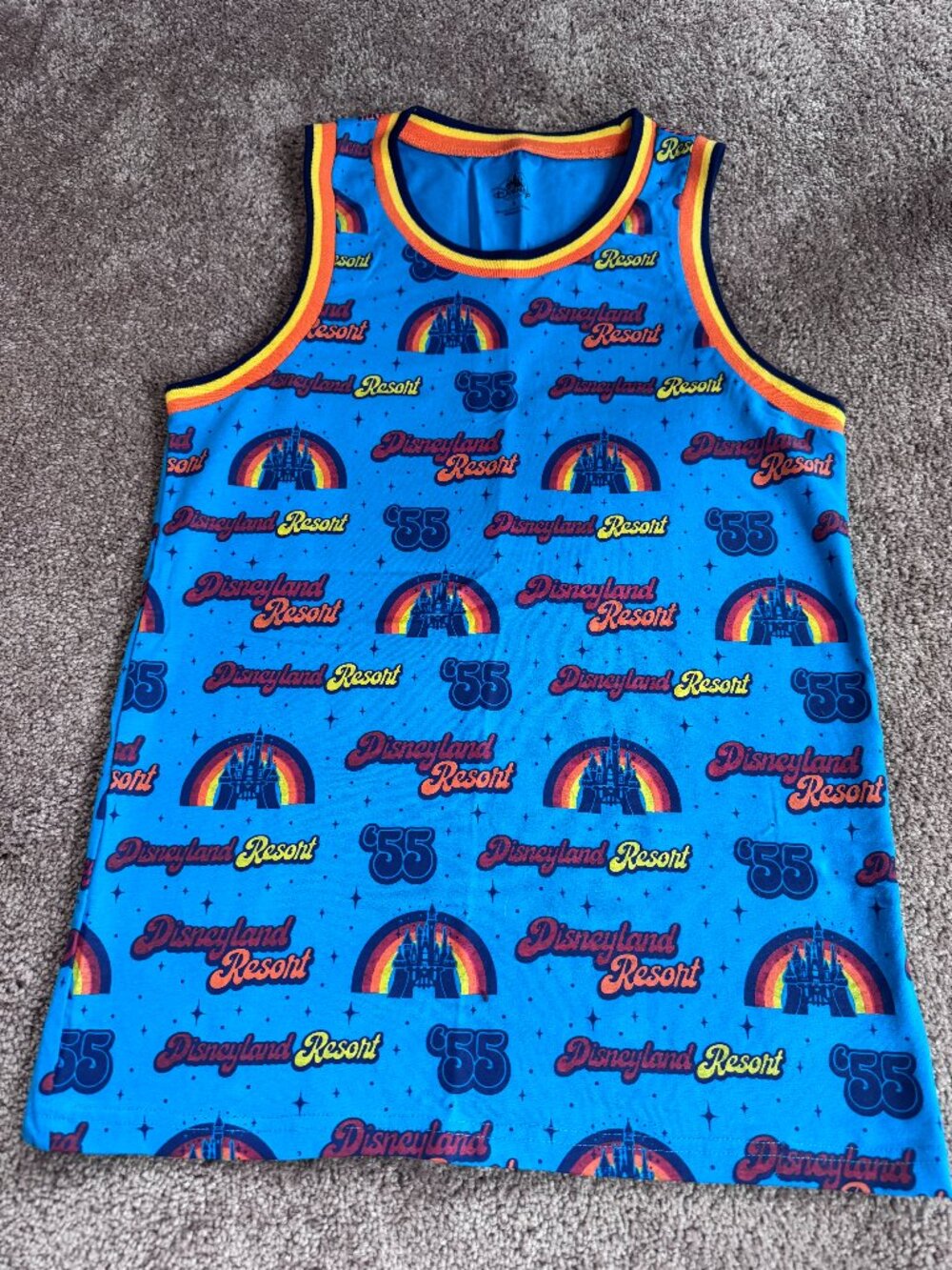 Disney Blue Rainbow '55 Tank Top